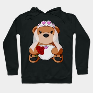 Bride Teddy Bear Hoodie